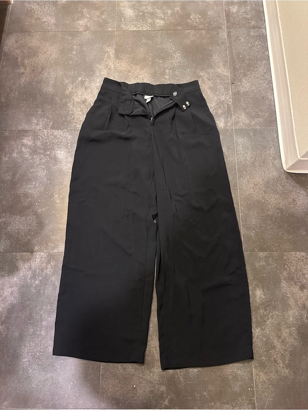 a new day Black Casual Trousers